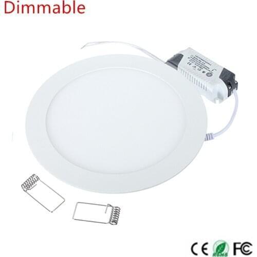 40pcs/ 6W Round Ultra thin SMD 2835 Power Driver Ceiling Panel Lights Cool White