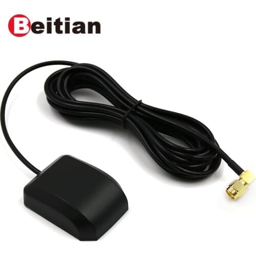 BEITIAN elbow BEIDOU+GPS strong receiving signal SMA high gain external active antenna BD-142AJW