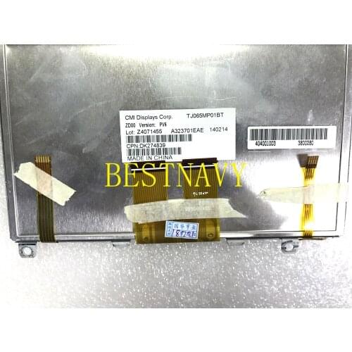 Free shipping Original new 6.5Inch LCD display TJ065MP01BT screen with touch digitizer for car DVD GPS navigation LCD modules
