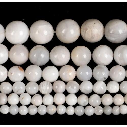 Natural Stone Crazy Agates Beads Charm Round Loose Beads For Jewelry Making Needlework Bracelet DIY Pick Size Strand 4-12 MM