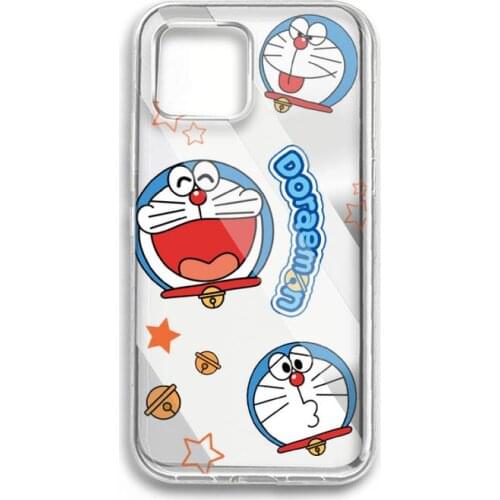 Japan anime Doraemon Phone Case Transparent For iphone X XR XS MAX 12 11 Pro Max 7 8 plus 6s plus SE 2020 Cover