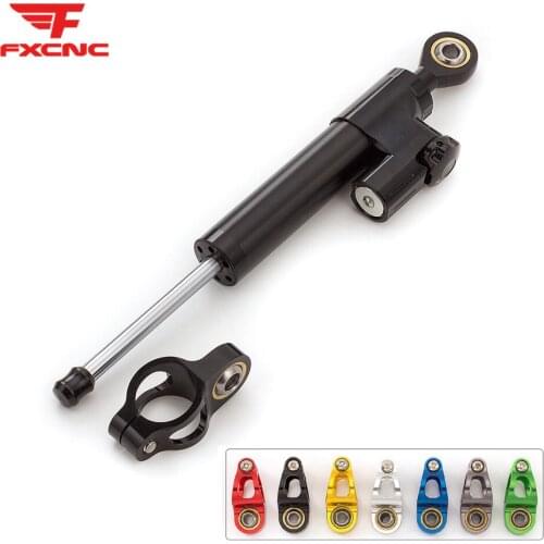 CNC Aluminum Motorcycle Steering Damper Linear Stabilizer Reversed Safety Control For Suzuki GSXR 600 GSXR 750 GSXR 1000
