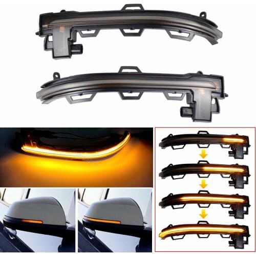 For BMW X3 X4 X5 X6 F25 LCI F26 F15 F16 2014 - 2018 LED Dynamic Turn Signal Blinker Sequential Side Mirror Indicator Light