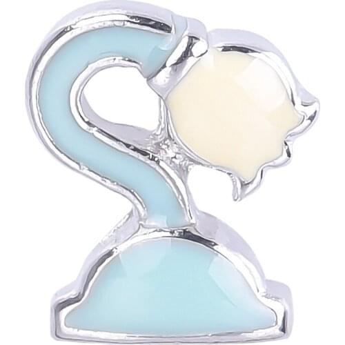 F259 New arrival 20pcs/lot Beautiful Flower Lamp Charms Fit Glass Floating Lockets Women Free Shipping