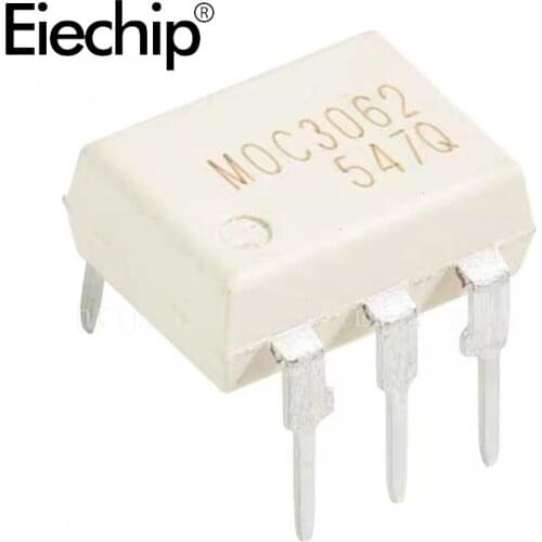 5pcs integrated circuit MOC3062M MOC3062 DIP-6 photocoupler bidirectional driver