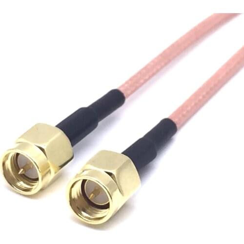 JX Store SMA Male to SMA Male RG316 Cable Assemblies Antenna Pigtail RG316 Coaxial Cable 5cm-300cm