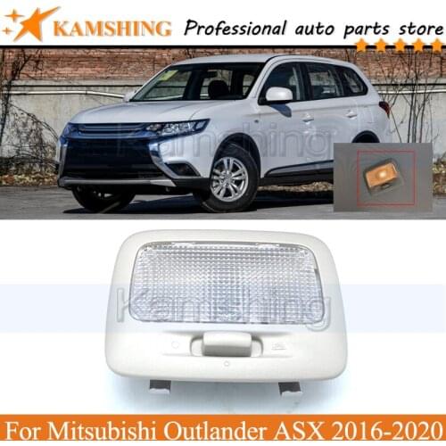 Kamshing Rear Interior Reading Light For Mitsubishi Outlander ASX 2016 2017 2018 2019 2020 Overhead Roof Light Switch