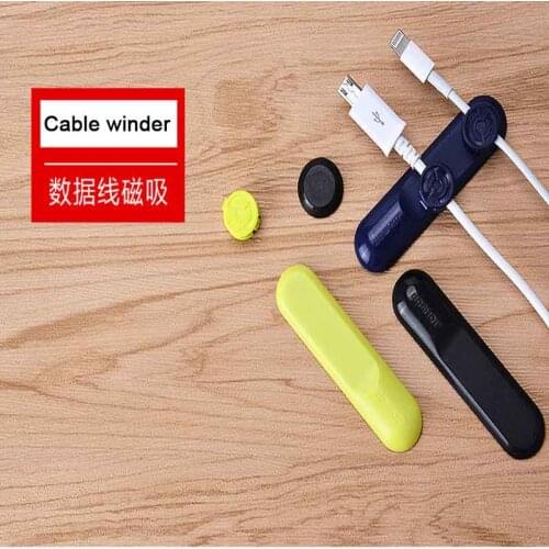 Earphone Magnetic Cable Winder USB Charger Line Cord Wrap Organizer Holder Tidy cable For iPhone Samsung HTC Xiaomi