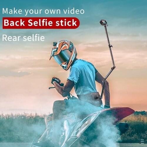 Wearable Belt Waistband Back Bar Monopod Mount Bracket For GoPro Hero 5 6 7 8 9 Max Insta360 ONE X R Yi 4K+Selfie Stick Adapter