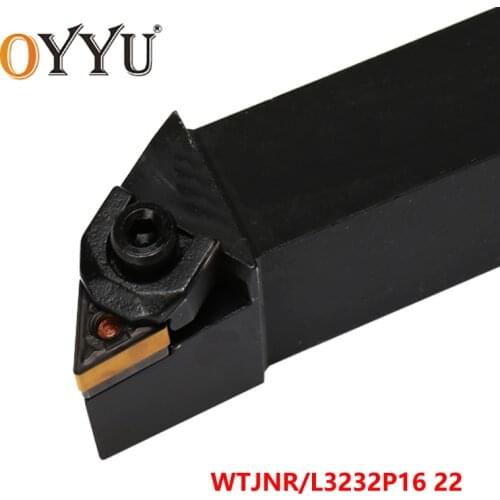 OYYU 32*32 WTJNR3232P16 WTJNL3232P16 WTJNR WTJNL WTJNR3232P22 WTJNL3232P22 Turning Tool Holder Lathe Cutter Arbor CNC Cutting