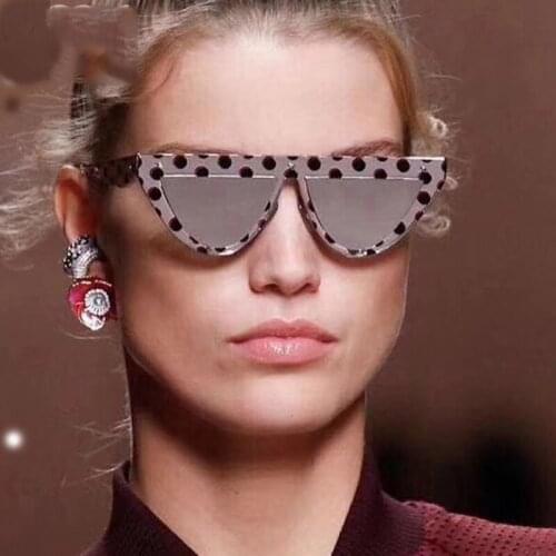 Retro Cat Eye Sunglasses Women Luxury Brand Fashion Shades Ladies Flat Top Sun Glasses Vintage 2019 Eyewear UV400 Oculos De Sol