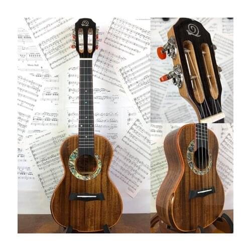 SNAILUKES S60 23 inch 26 inch Ukulele Concert Tenor Acoustic Acacia All Solid Wood Ykulele Glossy Finished With Bag Accessories