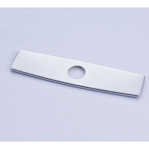 Vidric black brushed nickel chrome plated 10 inch width hole cover, kitchen faucet base cover accessories