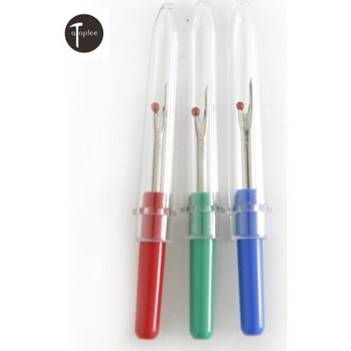 High Quality 50pcs/set Seam Ripper Stitch Quick Unpicker Sewing Craft Tool Plastic Handle Thread Cutter Mini Tools