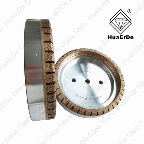 HuaErDe High-quality outer-tooth diamond grinding wheel bilateral glass stone grinding wheel high-speed grinding edge wheel
