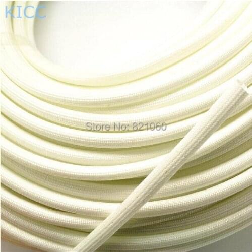 2MM Inner Diameter High temperature sleeve / Ingots bellows / Glass fiber tube / Power cord bushing (5Meter/Lot)