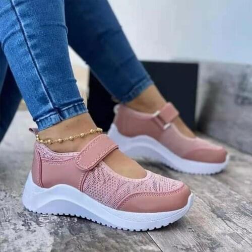 2021 Summer Women Casual Shoes Sneakers Women Shoes 2021 Mesh Breathable Platform Chaussure Femme Non SlipWomen Vulcanize Shoes