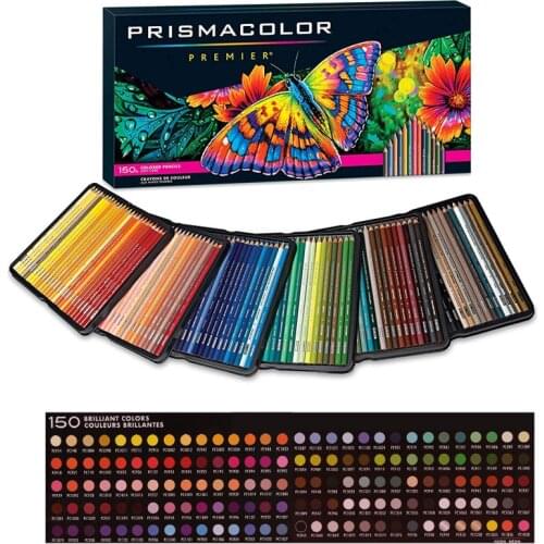150 Prismacolor Artists Color Pencils Set Soft Core Colored Pencil Colores Profesionales Crayon De Couleur School Art Supplies