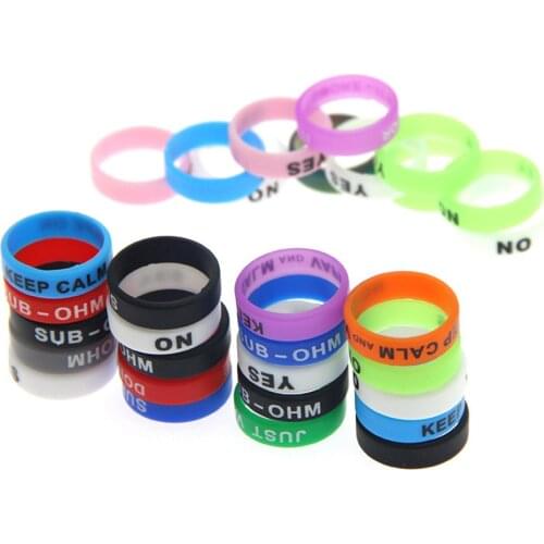 20pcs Fishing Rod Handle Ring Silicone Elastic Anti-slip Protective Case for Boat River Fishing Tackle Tools Accessories