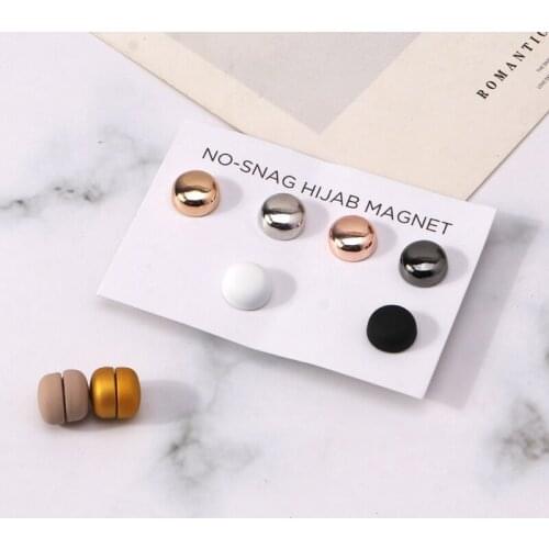 8PCs Muslim Women Silk Scarf Buckle 12mm Collar Clip Headwear Accessories Alloy Muslim Women Silk Scarf Buckle