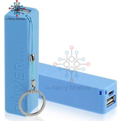 New Arrival 1Pcs USB Power Bank Case Kit 18650 Battery Charger DIY Box Kit Blue