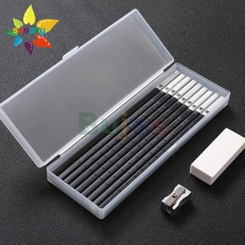 Chunghwa 12 pcs Stationery Set Square pencil student writing HB pencil office writing pencil Skech pencil art supplies