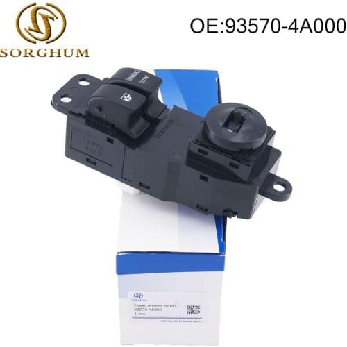93570-4A000 935704A000 Front Left Power Window Master Switch For Hyundai H1 Starex 01-06