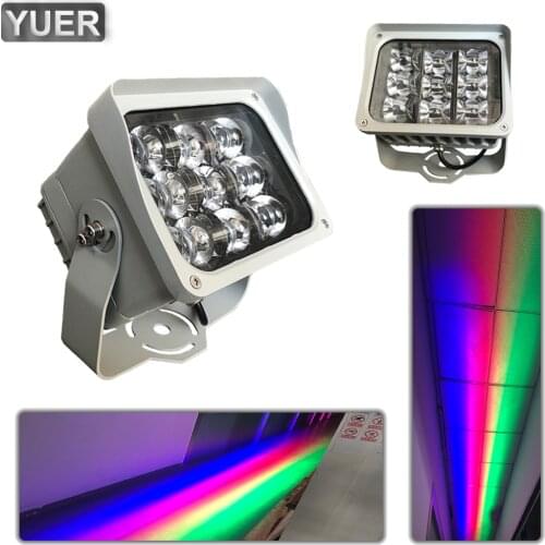 IP65 Waterproof 9X3W LED RGB Rainbow Beam Effect Light For street DJ Disco Party Bar Dance Floor Catwalk Red carpet Restaurant