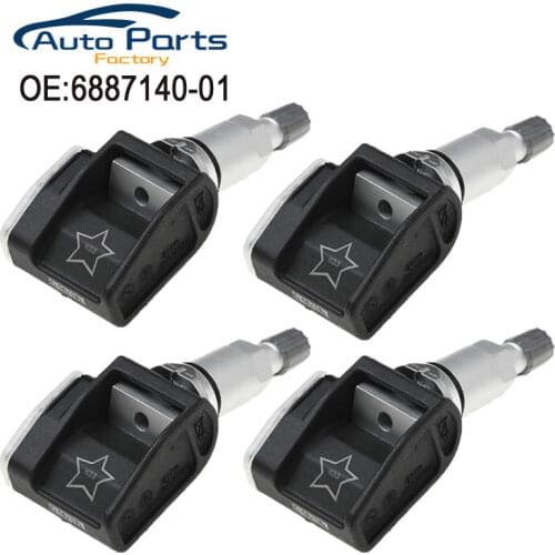 4PCS New Tire Pressure Monitor Sensor For Alpina B3 B5 BMW X3 X4 X5 X6 X7 MERCEDES-BENZ 6887140-01 36106887147 A0009052102
