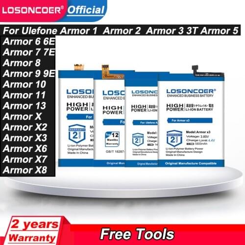 LOSONCOER Ulefone Armor X2 Phone Batteries