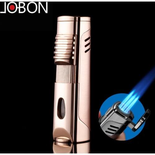 Airbrush Cigar Butane Torch Lighter Kitchen Baking Lighter Turbo Lighter Spray Gun Windproof Blue Fire No Gas Small Gift
