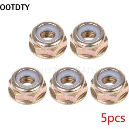 OOTDTY 5Pcs Universal Trimmer Strimmer Brush Cutter Left Hand Thread Blade Nut Replace