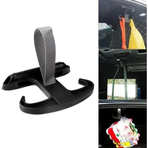 1Pc Car Trunk Hook New High-strength Multifunctional Horn Hook for Audi A4 A6 A7 A8 Plastic Hidden Hook Cargo Rack Sundries
