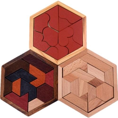 New Wooden Toys Jigsaw Puzzle Game Puzzle Bloacks Preschool Children Play Training Educational Toys Wooden Puzzles for Kids