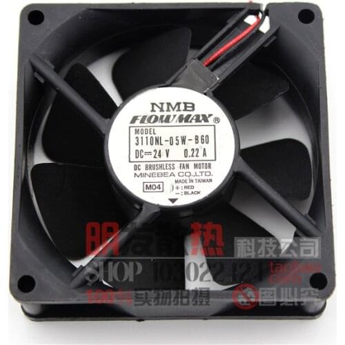 Original 8025 3110NL-05W-B60 24V 0.22A 8CM Cooling fan 80 * 25MM