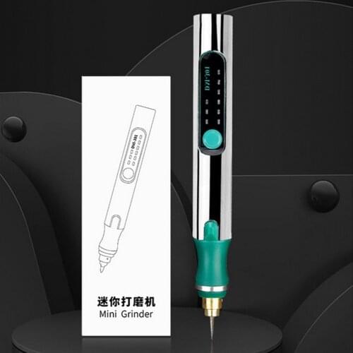 Portable Engraving Pen Mini Drill Power Tool Home DIY Wireless Engraving Pen for Carving Metal Ceramics Wood Pebbles Plastics