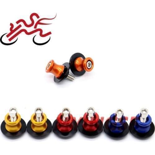 Swingarm Spools Slider For KAWASAKI Z250 Z300 Z750/R/S Z1000 ER-6N ER-6F ZZR 400/600 VERSYS 650 Motorcycle Parts Stand Screw M10