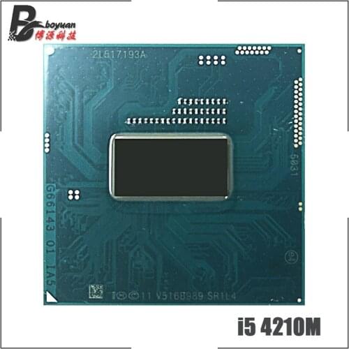 Intel Core i5-4210M i5 4210M SR1L4 2.6 GHz Dual-Core Quad-Thread CPU Processor 3M 37W Socket G3 / rPGA946B