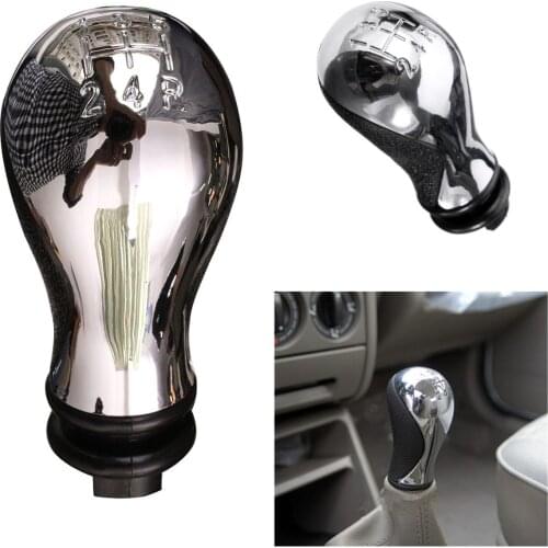 5 Speed Gear Shift Knob Shifter Lever Gearstick Chrome For Citroen C2 C3 C4 C5 C8 Saxo Xsara Xantia For Peugeot 206 207 307 408