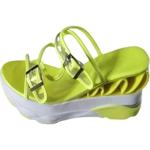 Big Size 35-43 New Ladies Platform Sandals Luxury Brand Design Wedges Summer Gladiator Sandals Women Party Shoes Woman