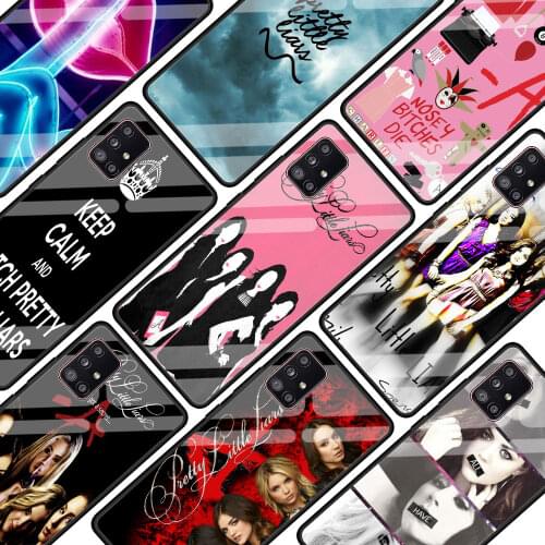 Pretty Little Liars Glass Phone Case For Samsung Galaxy A51 A71 A21s A31 A91 A52 5G A41 A72 A11 A01 A21 EU A81 Cover Coque