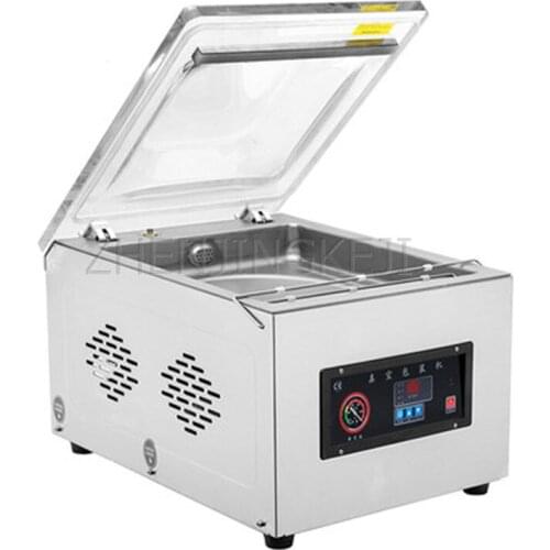 Single Chamber Vacuum Packing Machine Food Tea Seafood Meat Keep Fresh Laminator 110V／220V Electric Small Commercial Sealer