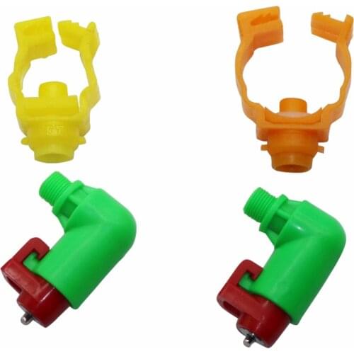 10Pcs Chicken Duck Quail Pigeon Automatic Ball Drinkers Card Ball Calve Nipple Chicken Drinking Fountains Automatic Feeding