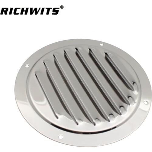 4" 5" Stainless Steel Round Air Vent Louver Vent Grille Ventilation For Yacht Boat Rv Accessories Camping Car Camper Van Parts