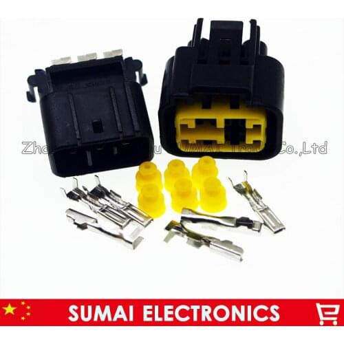6 Pin PCB 2.3mm male&female auto door glass elevator plug,Furukawa car refit connector for Peugeot 307,406 ect