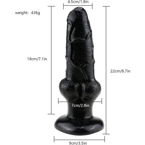 Wolf Dog Sheep Dildo 22CM Simulation Penis Animal Dildo Sucker Adult Toy G-spot Anal Dildo for Woman Masturbation Adult Products