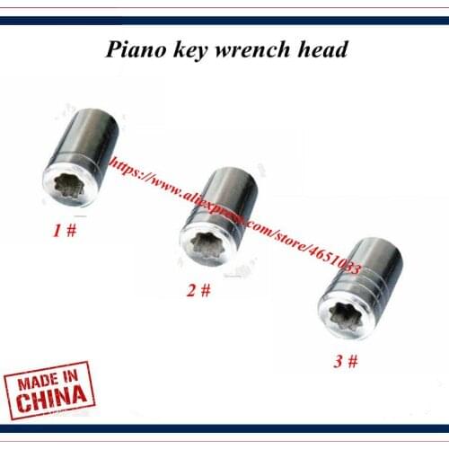 Piano tuning tools accessories - Piano key wrench head-Replaceable wrench mouth,Octagon mouth/plum blossom mouth - Piano parts