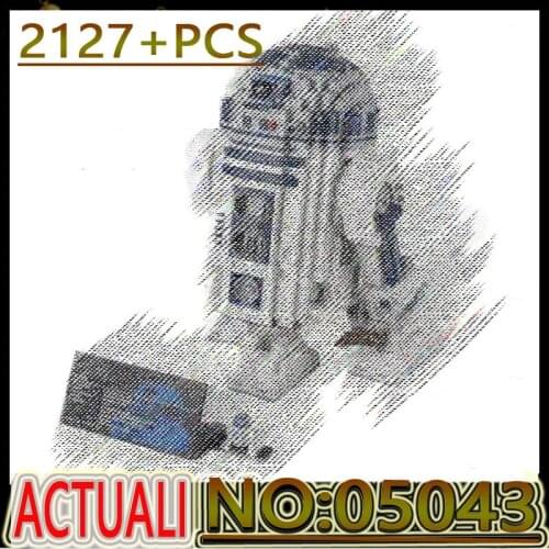 Legaostyle Star Movie Series Wars 2127PCS R2-d2 Robot Building Blocks Brick Birthday Chirstmas Gift Toys Compatible with 05043