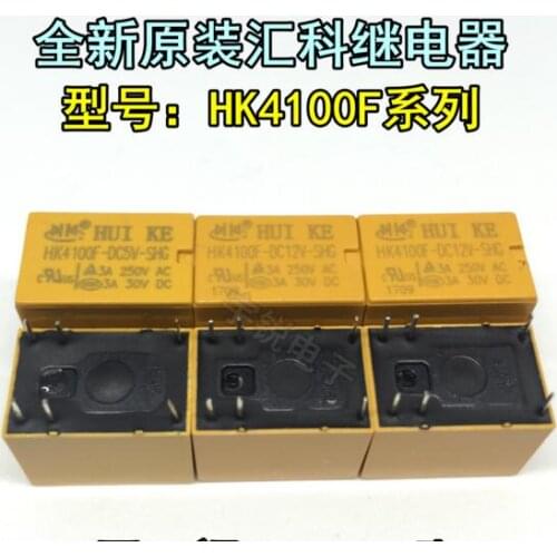 New 20PCS/Lot HK4100F-DC12V-SHG HK4100F 3A Low Signal Relay 6P