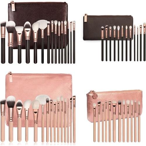 New 2020 8pcs / 15pcs Cosmetic Brush Makeup Tools Toiletry Set Face Eyes Eyeshadow Blending Cosmetic Brush